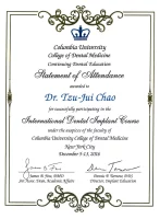 Dr. 趙 - 美國哥倫比亞大學 植牙專科 國際認證